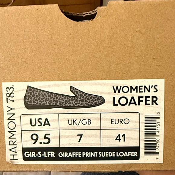 Harmony 783 Giraffe Print Loafers - Picture 2 of 2